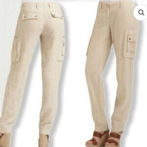 Women's Michael Kors Linen Cargo Pants, Size 22W